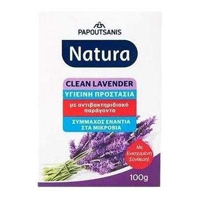 Papoutsanis Natura antibakteriální mýdlo Levandule 100 g