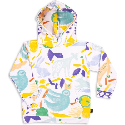 Wouki dětská mikina Washi blue jungle