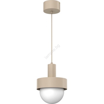 Luminex Пендел на шнур CANAN 1xE27/15W/230V Ø 20 см бежов (LU4016)