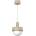 Luminex Пендел на шнур CANAN 1xE27/15W/230V Ø 20 см бежов (LU4016)