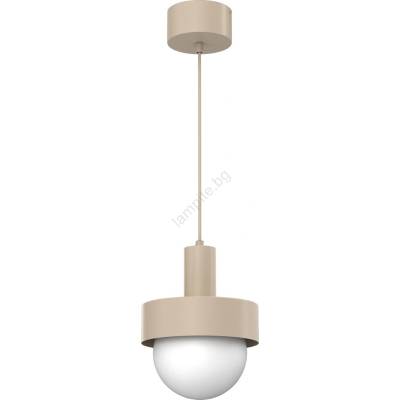 Luminex Пендел на шнур CANAN 1xE27/15W/230V Ø 20 см бежов (LU4016)