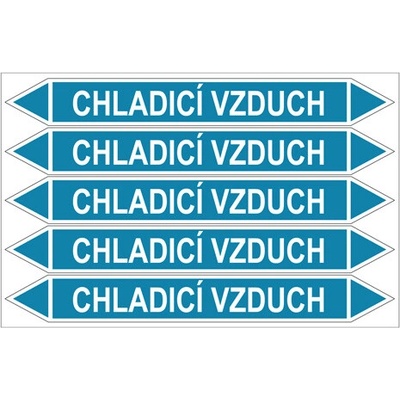 Značení potrubí, chladicí vzduch PZG 008384