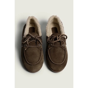 Posa лоуфъри дамски от велур Boat Loafer (PW29.201)
