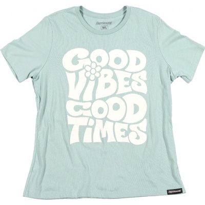 Fasthouse Women's Groove Tee Dusty Blue