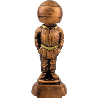 Trofej jezdec 17 cm Zlatá