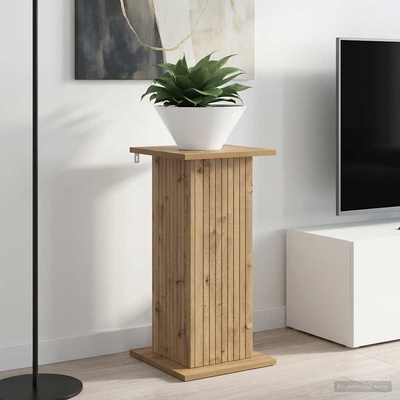 vidaXL Стойка за растения Дъб артизан 30, 5 x 30 x 60, 5 см (899796)