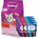 WHISKAS Hovädzie mäso pre dospelých 14 kg