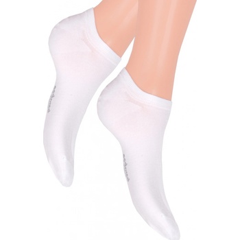 Steven pánské nízké ponožky 094v bílá