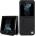 BMW Кейс BMW Leather Hot Stamp за Samsung Galaxy Z Flip 5, черен (3666339171995)