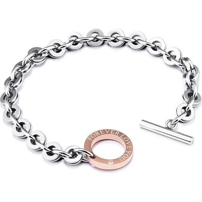 Victoria Filippi Stainless Steel Ocelový Forever Love You chirurgická ocel zirkon NRB17068/21 Stříbrná