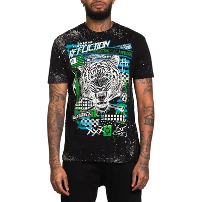 AFFLICTION мъжка тениска affliction - concrete jungle - ЧЕРНА - a26413-bk