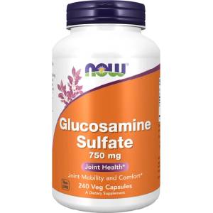 NOW NOW Glucosamine Sulfate 750mg, 240 Capsules