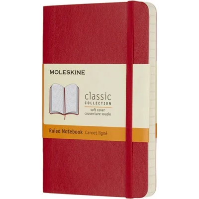 Moleskine QP611F2 softcover lined notebook 90x140 mm