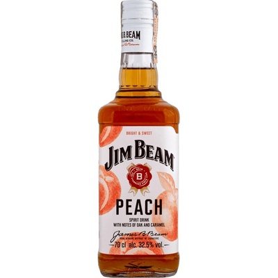 Jim Beam Peach 32,5% 0,7 l (čistá fľaša)