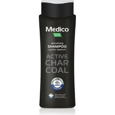 Aroma Medico SOS detoxikační šampon proti lupům s uhlím 390 ml