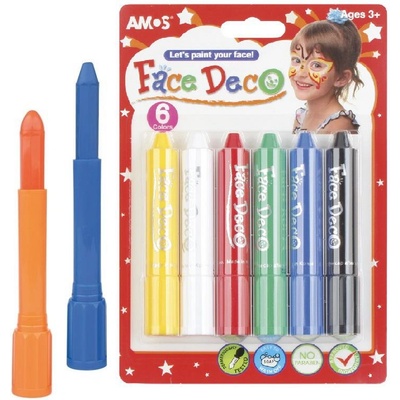 Farby na tvár 6 odtieňov