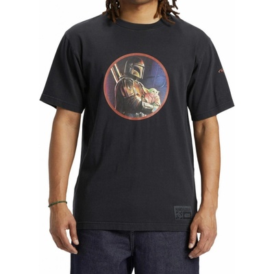 DC Street tričko Star Wars Mando and the Child HSS čierne