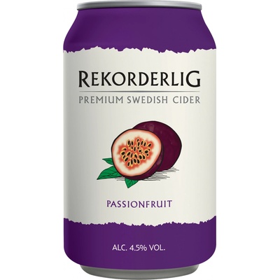 Rekorderlig Passionfruit Cider 24 x 0,33 l (plech) – Zboží Dáma