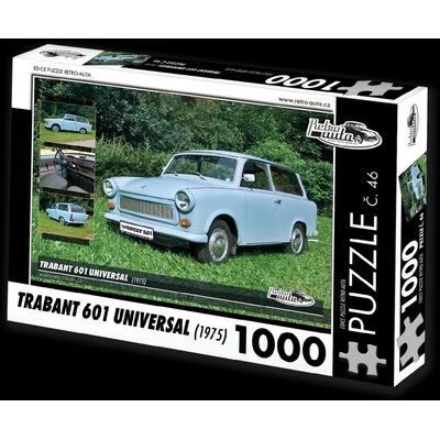 Retro-Auta č. 46 Trabant 601 Universal 1975 1000 dílků