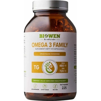 Biowen Omega 3 Family TG 225 kapsúl
