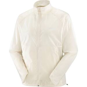 Salomon Мъжко яке за бягане Salomon SHKout Fly Windproof jacket - Whisper White (028-0685-0412)
