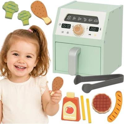 Tooky Toy Drevená teplovzdušná fritéza