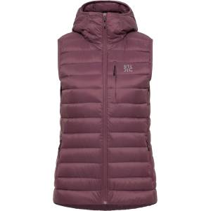 Stoic Дамски пухен елек Stoic Women's PerformanceDown SalmiSt. II Vest Down vest - Plum Red (132-1747-0213)