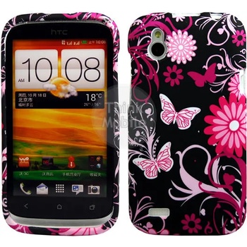 Image 1 of HTC Desire X Flora V6 Силиконов Калъф + Протектор