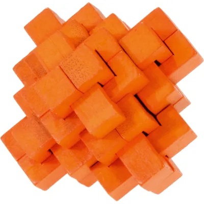 Fridolin Логически 3D пъзел Fridolin Pineapple Orange