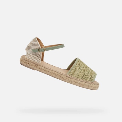Geox Светлозелени дамски сандали Geox D Lampedusa Geox | Zelen | ЖЕНИ | 38