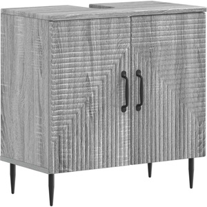 vidaXL Шкаф за мивка в баня HAARLEM Сив Сонома 59, 5 x 31, 5 x 59 см (896791)