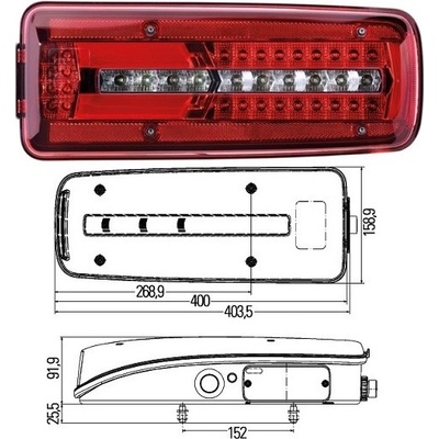 Svítilna zadní 24v full led p man tgl,tgm,tgx od 01.2004 0302883_A, , , – Zbozi.Blesk.cz