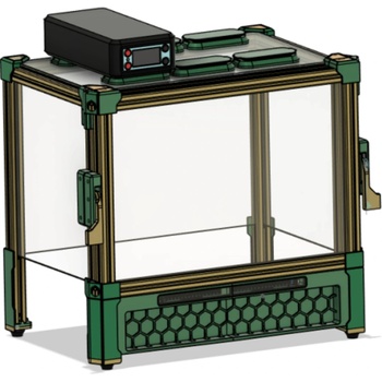 LDO Motors BoxTurtle Enclosure Kit - Blue (BTE-KIT-BLU)