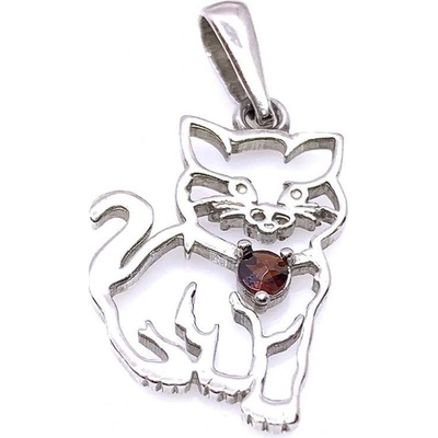 Český Granát Jan Kos jewellery Stříbrný přívěsek 32107824