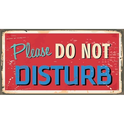 Ceduľa Please Do Not Disturb