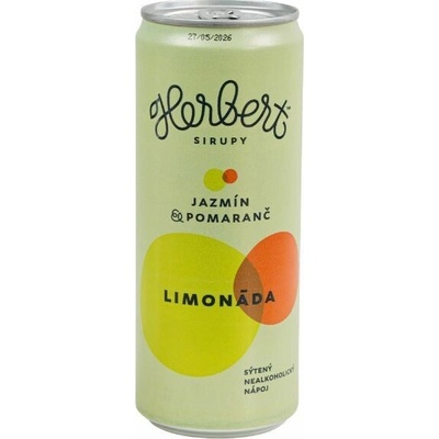 Herbert limonáda Jazmín & Pomaranč 330 ml