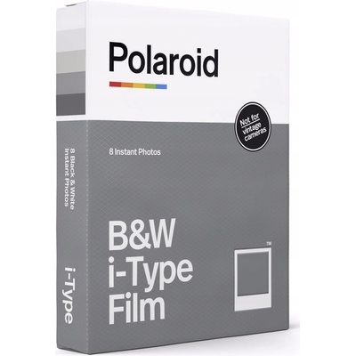 Polaroid B&W i-Type Film 1 balenie (8 fotografií) čiernobiele