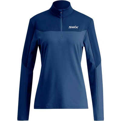 Swix Infinity Light Half Zip W modrá tmavo modrá biela