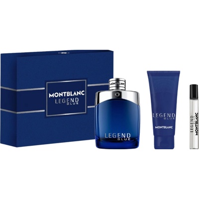 Mont Blanc Legend Blue - EDP 100 ml + EDP 7.5 ml + Shower Gel 100 ml за мъже