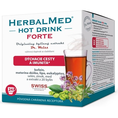 HERBALMED® Hot drink FORTE Dr. Weiss 24 vrecúšok