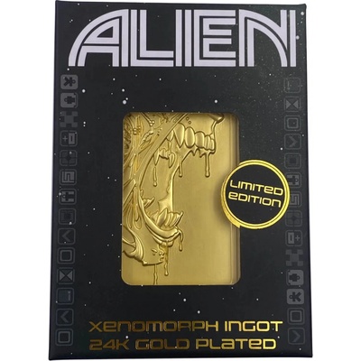 Fanattik Alien 24k Gold Plated Xenemorph Limited Edition Ingot