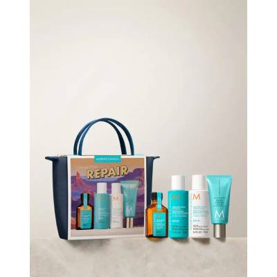 Moroccanoil Комплект за път, възстановяващ увредена, отслабена коса Repair Travel Set (MRCMP26TRAVELABU)
