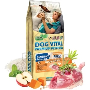 DOG VITAL Sensitive Adult Duck&Rice All breeds суха храна за кучета - патешко, ориз 12 кг