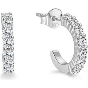 Silenti Jewelry Сребърни обеци "Контрол