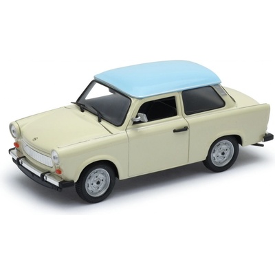 Welly Trabant 601 Béžový s modrou střechou 1:24
