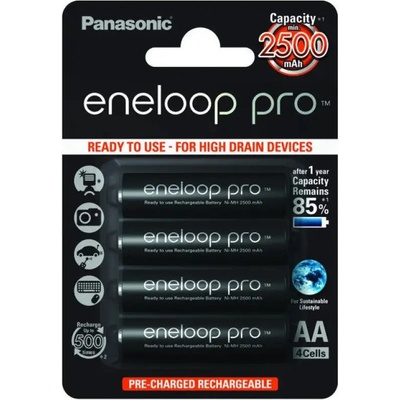 Panasonic БАТЕРИЯ aa up to 2500 4bp pro eneloop (5410853064152)