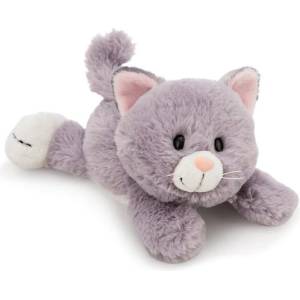 NICI плюшена сива котка 20см, лежаща green (62143)