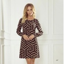 Dámské vzorované šaty BB barevná BB BB717