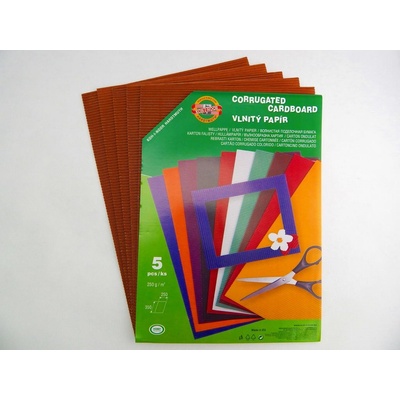 Koh-i-noor vlnitý papír hnědý