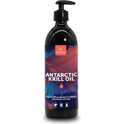 Pokusa Antarctic Krill Oil pro psy a kočky 500 ml